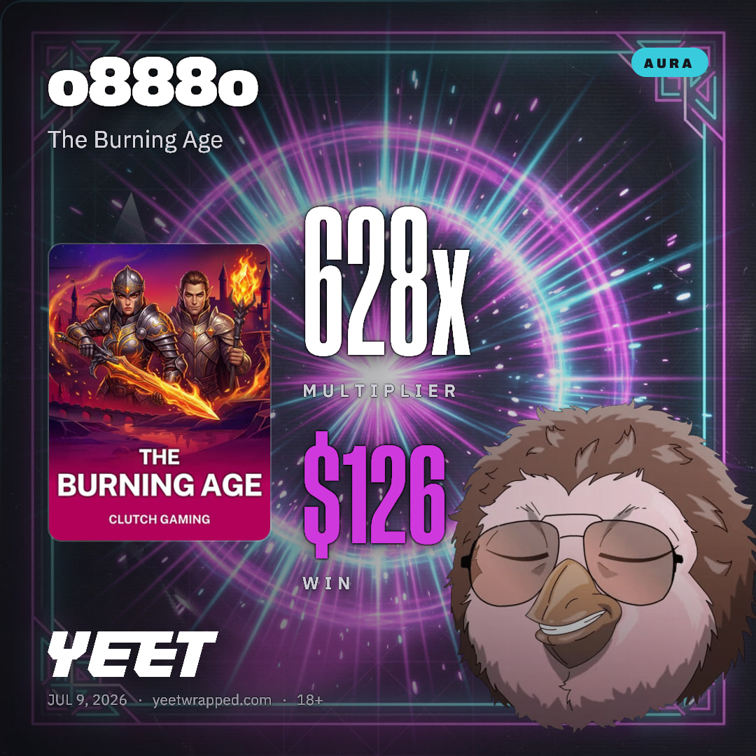 o888o hit 628.3x on The Burning Age
