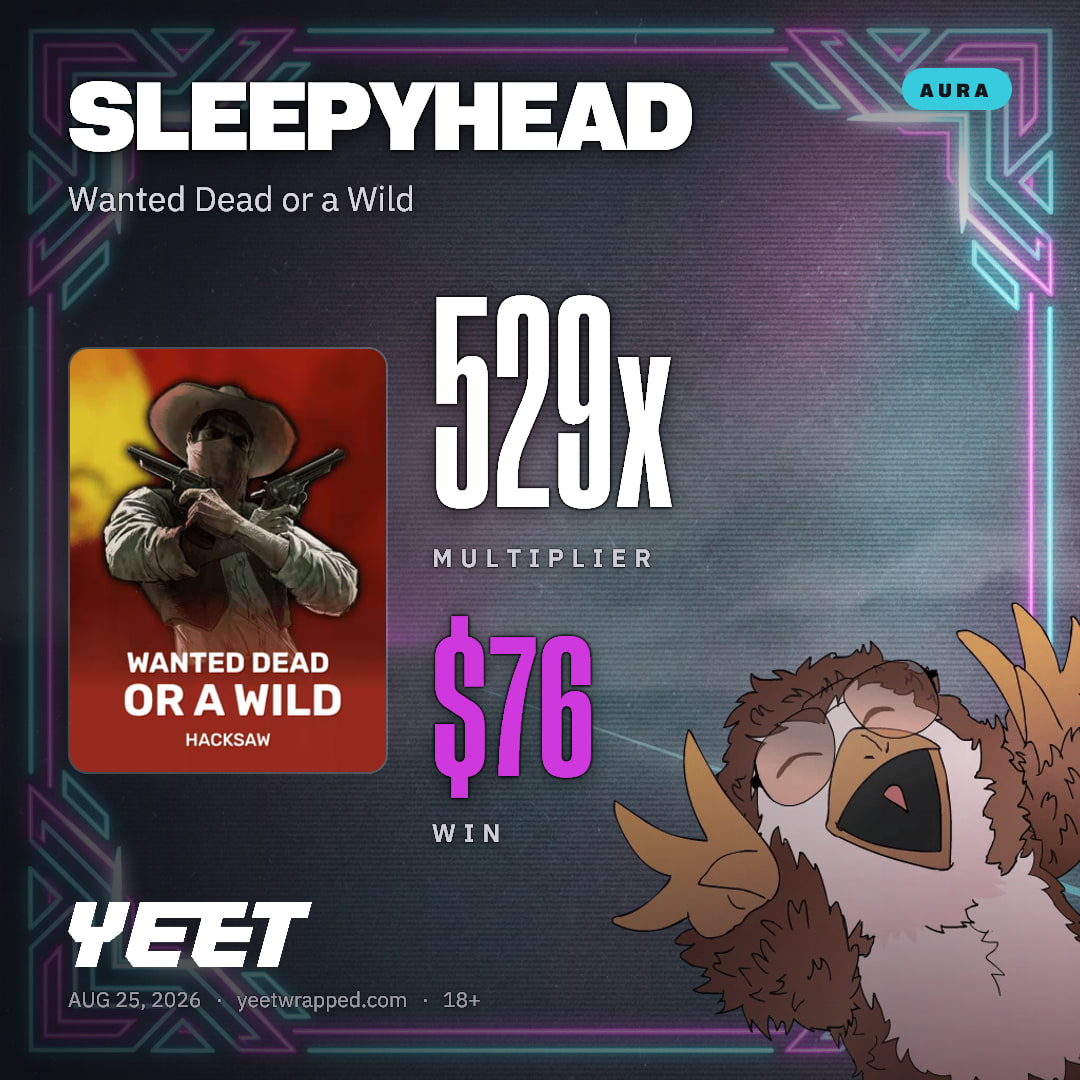SLEEPYHEAD hit 528.9x on Wanted Dead or a Wild