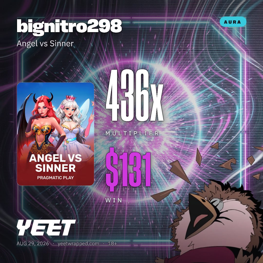 bignitro298 hit 435.5x on Angel vs Sinner