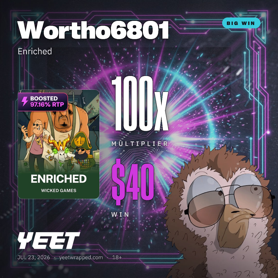 Wortho6801 hit 100x on Enriched