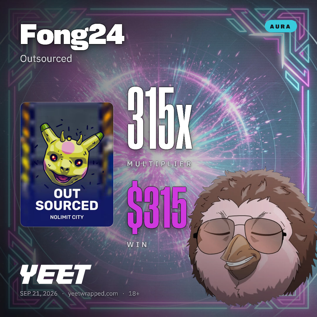Fong24 hit 315.4x on Outsourced