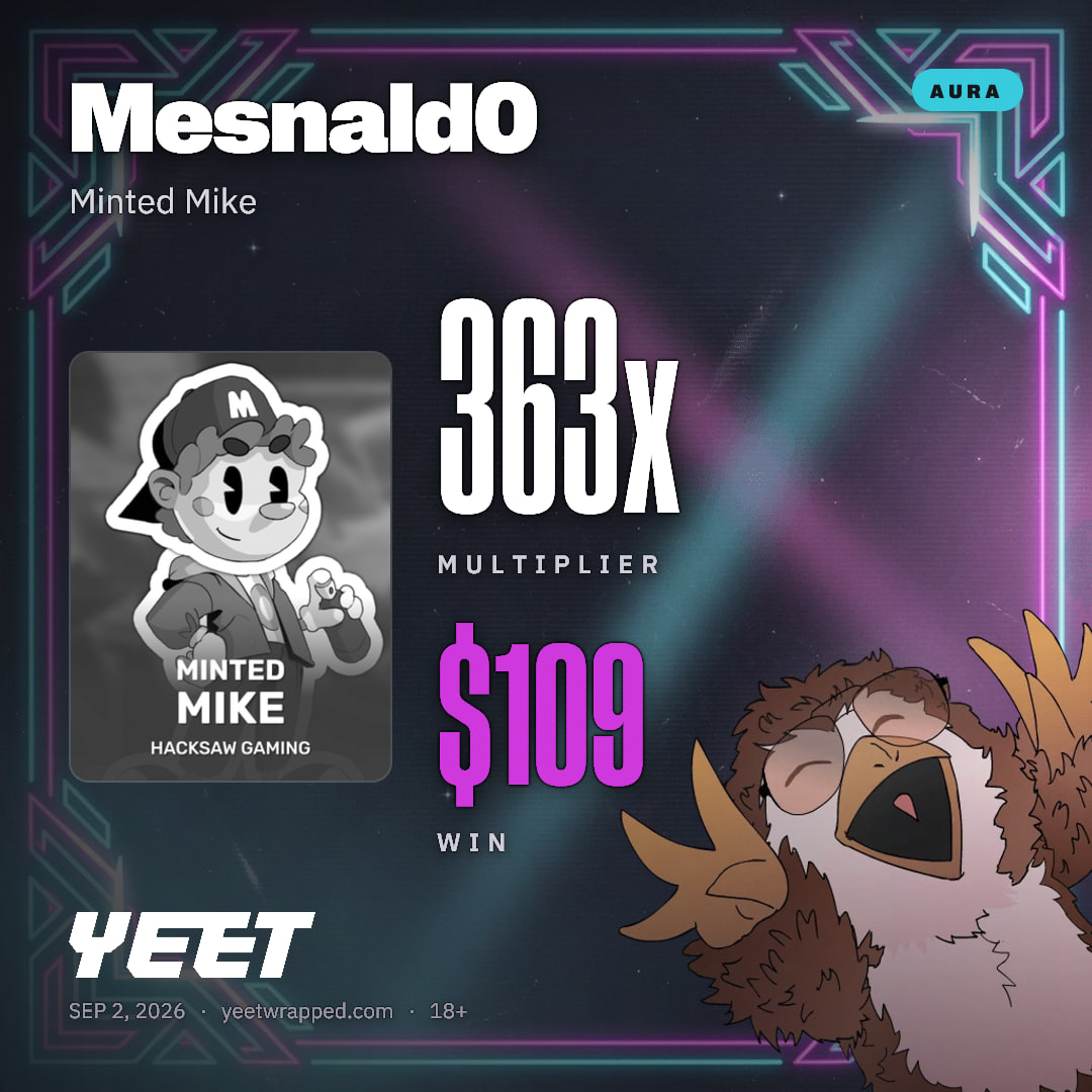 Mesnald0 hit 363x on Minted Mike