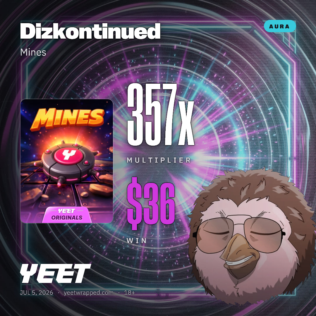Dizkontinued hit 356.6x on Mines