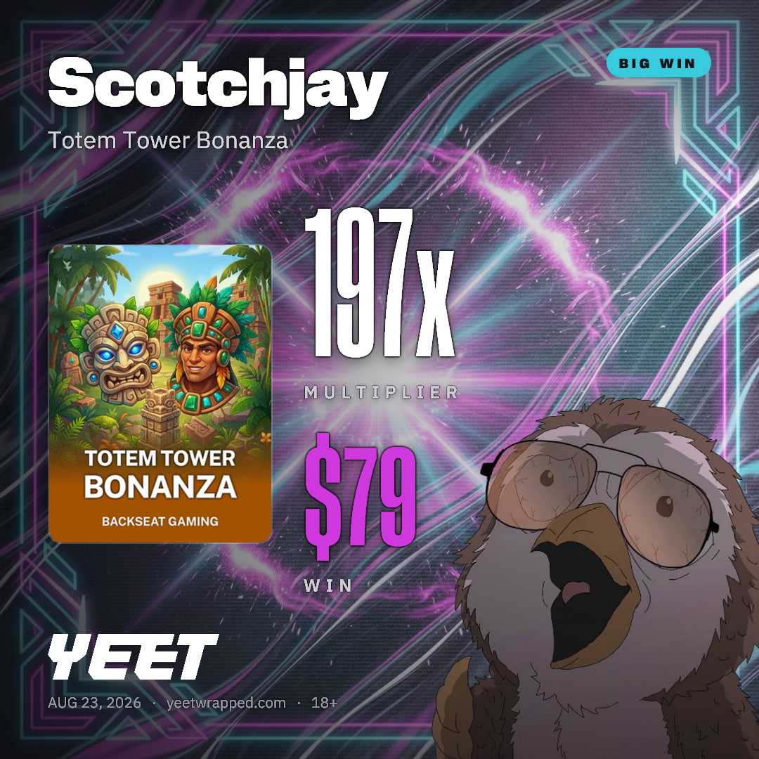 Scotchjay hit 197.4x on Totem Tower Bonanza