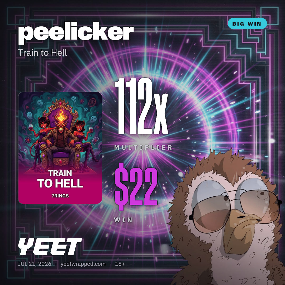 peelicker hit 111.5x on Train to Hell