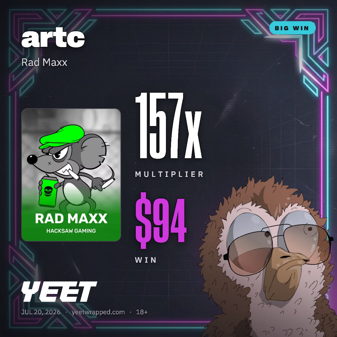 artc hit 157x on Rad Maxx