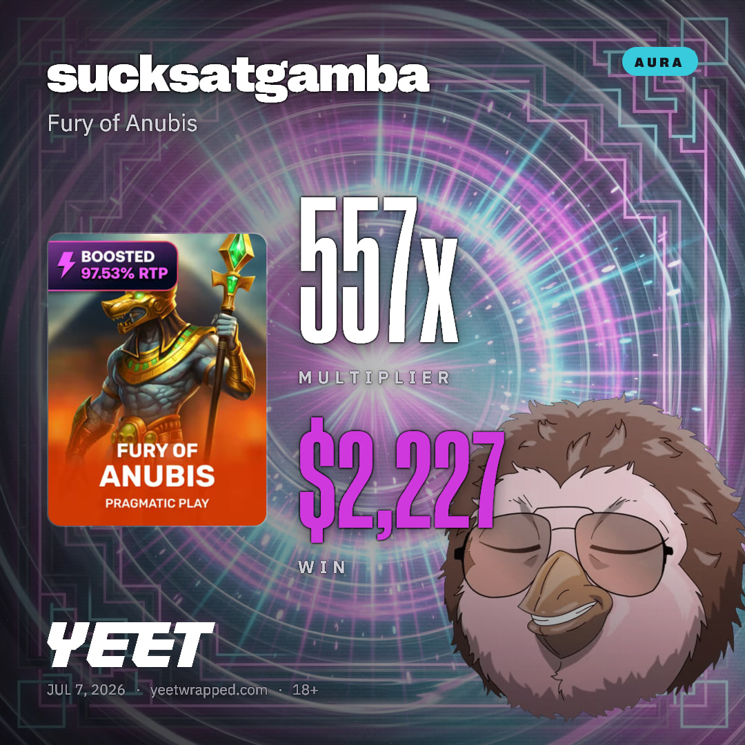 sucksatgamba hit 556.8x on Fury of Anubis