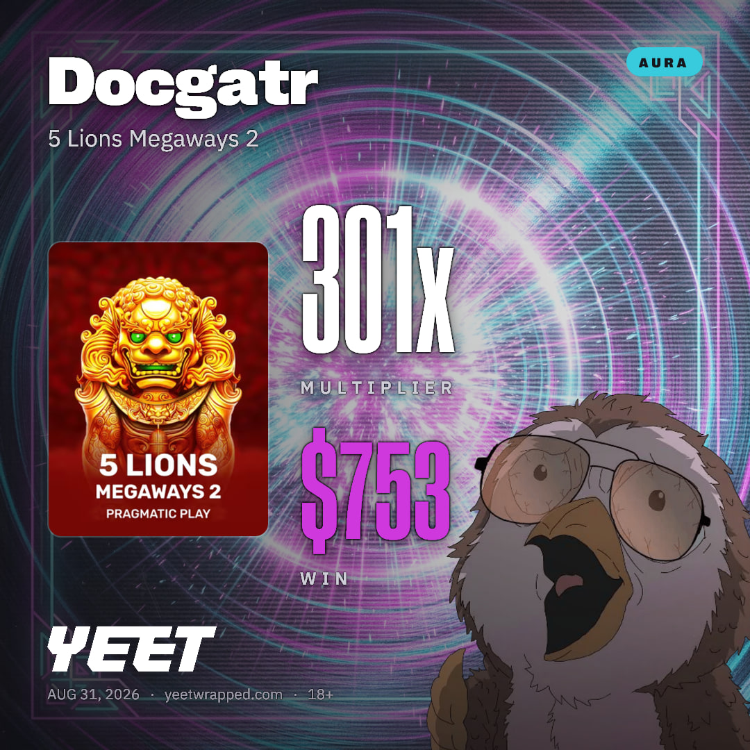 Docgatr hit 301.1x on 5 Lions Megaways 2