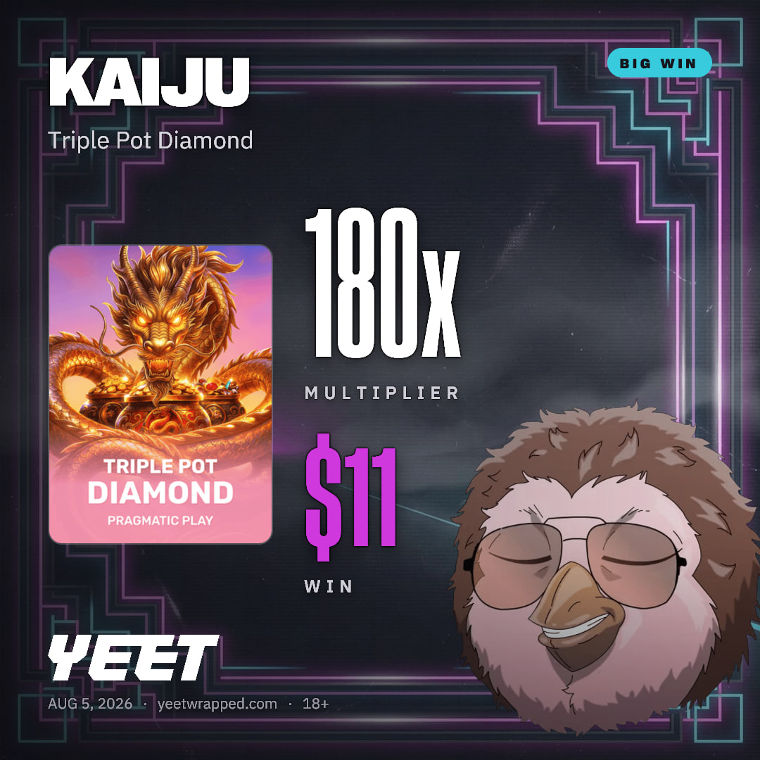 KAIJU hit 180x on Triple Pot Diamond