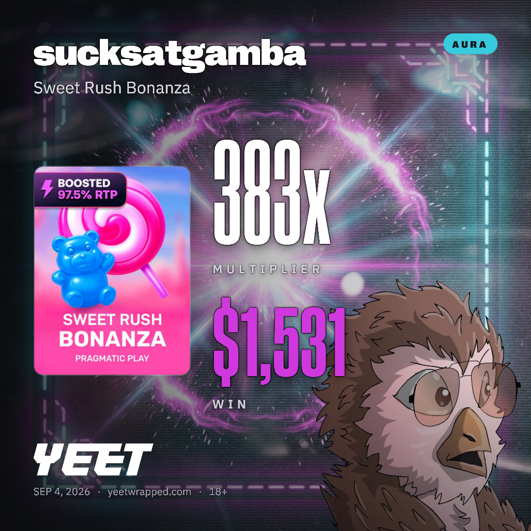 sucksatgamba hit 382.9x on Sweet Rush Bonanza