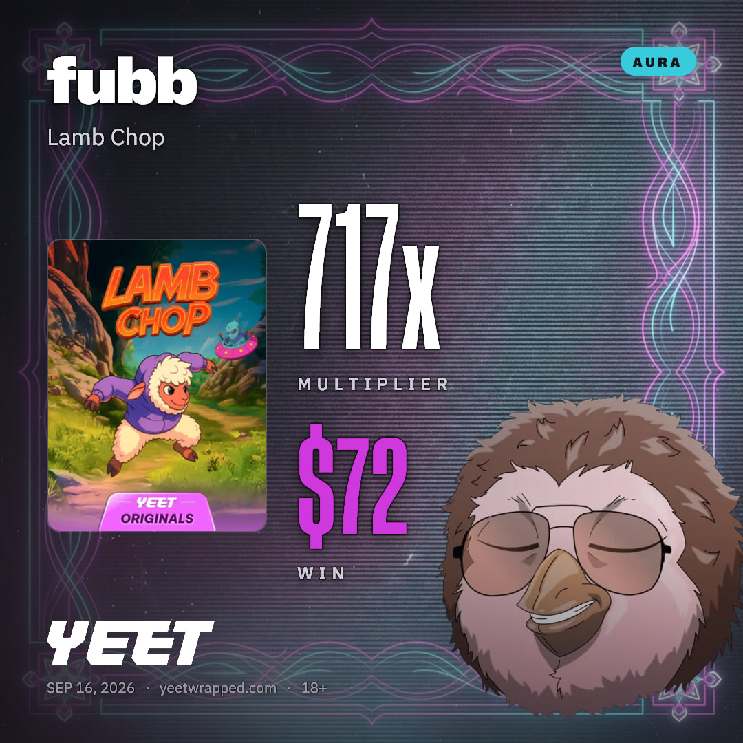 fubb hit 717.1x on Lamb Chop