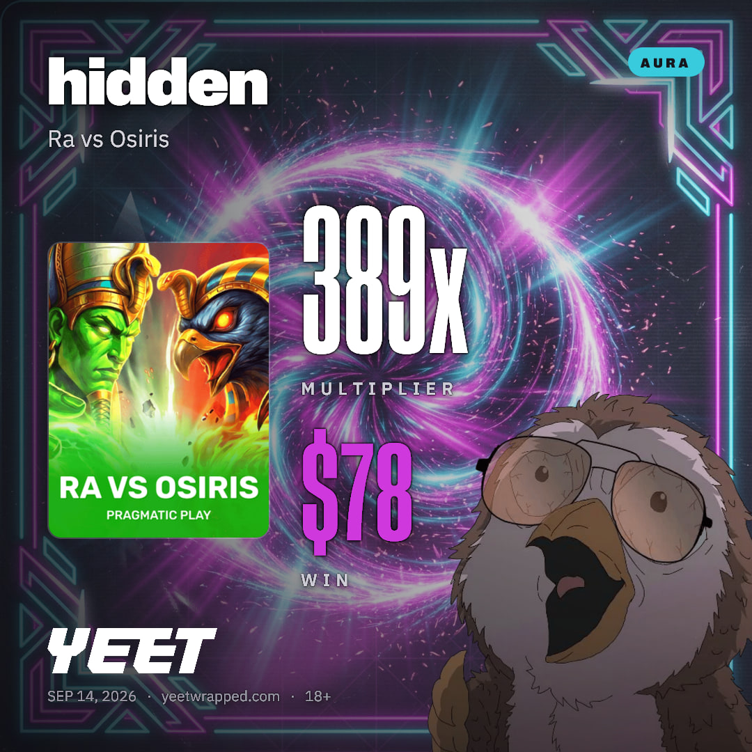 hidden hit 388.5x on Ra vs Osiris