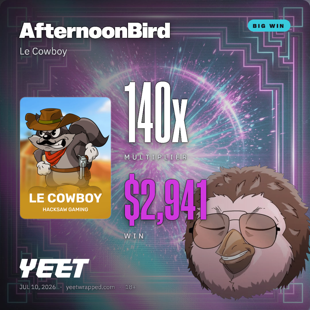 AfternoonBird hit 140.1x on Le Cowboy