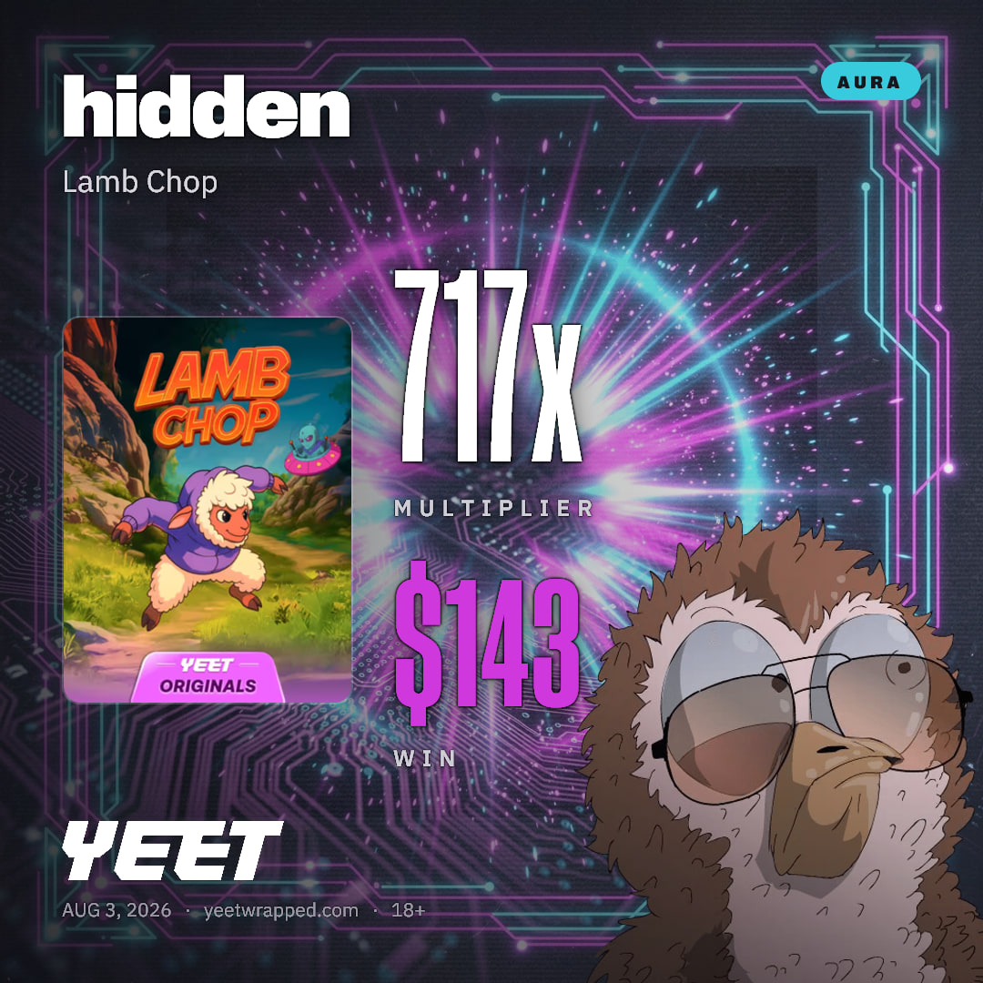 hidden hit 717.1x on Lamb Chop