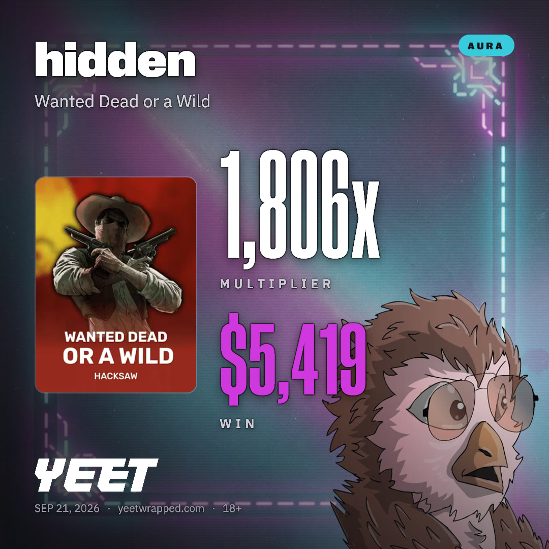 hidden hit 1,806x on Wanted Dead or a Wild