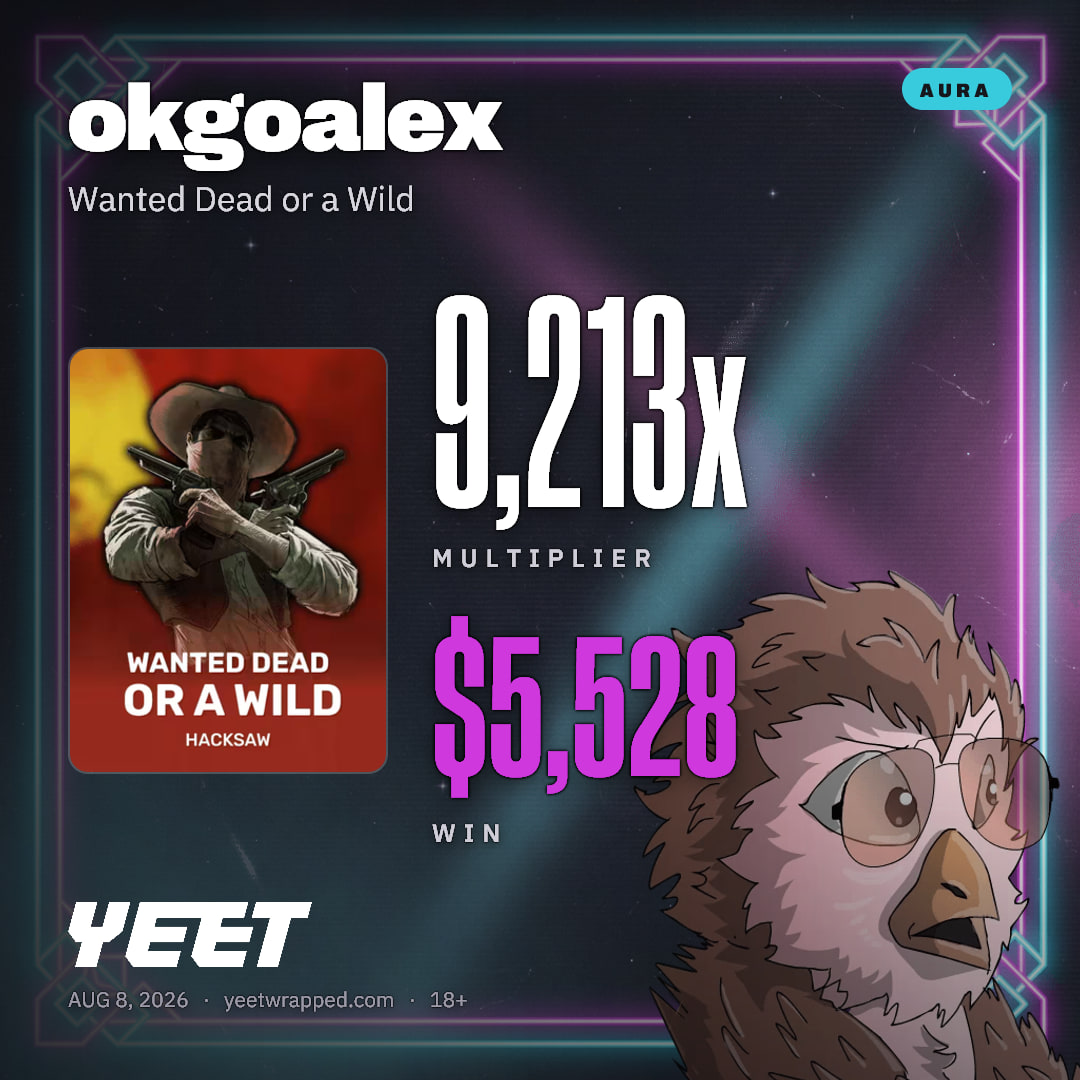 okgoalex hit 9,213x on Wanted Dead or a Wild