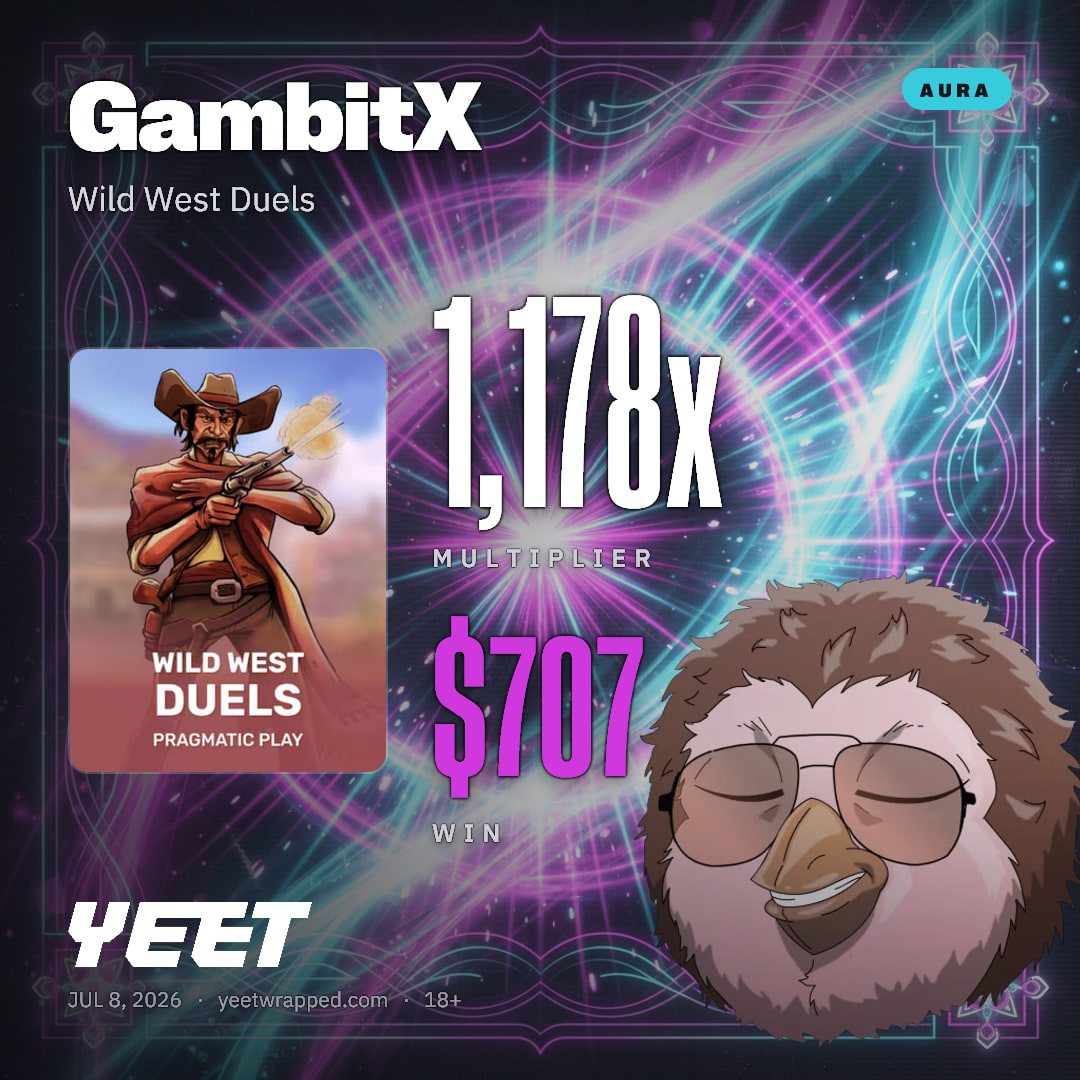 GambitX hit 1,178x on Wild West Duels