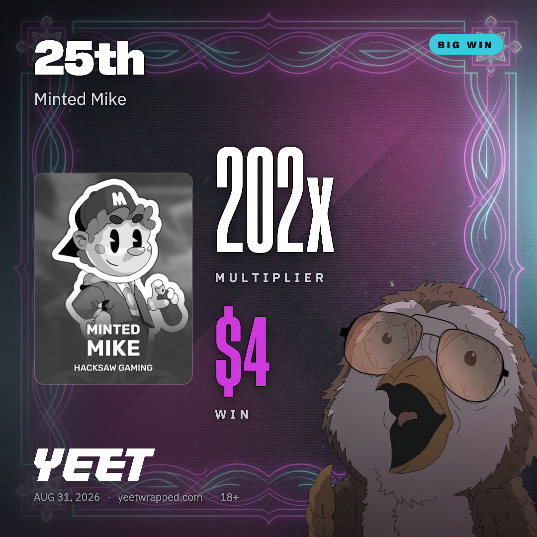 25th hit 202.1x on Minted Mike