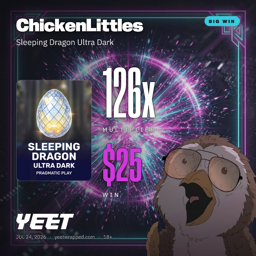 ChickenLittles hit 126x on Sleeping Dragon Ultra Dark