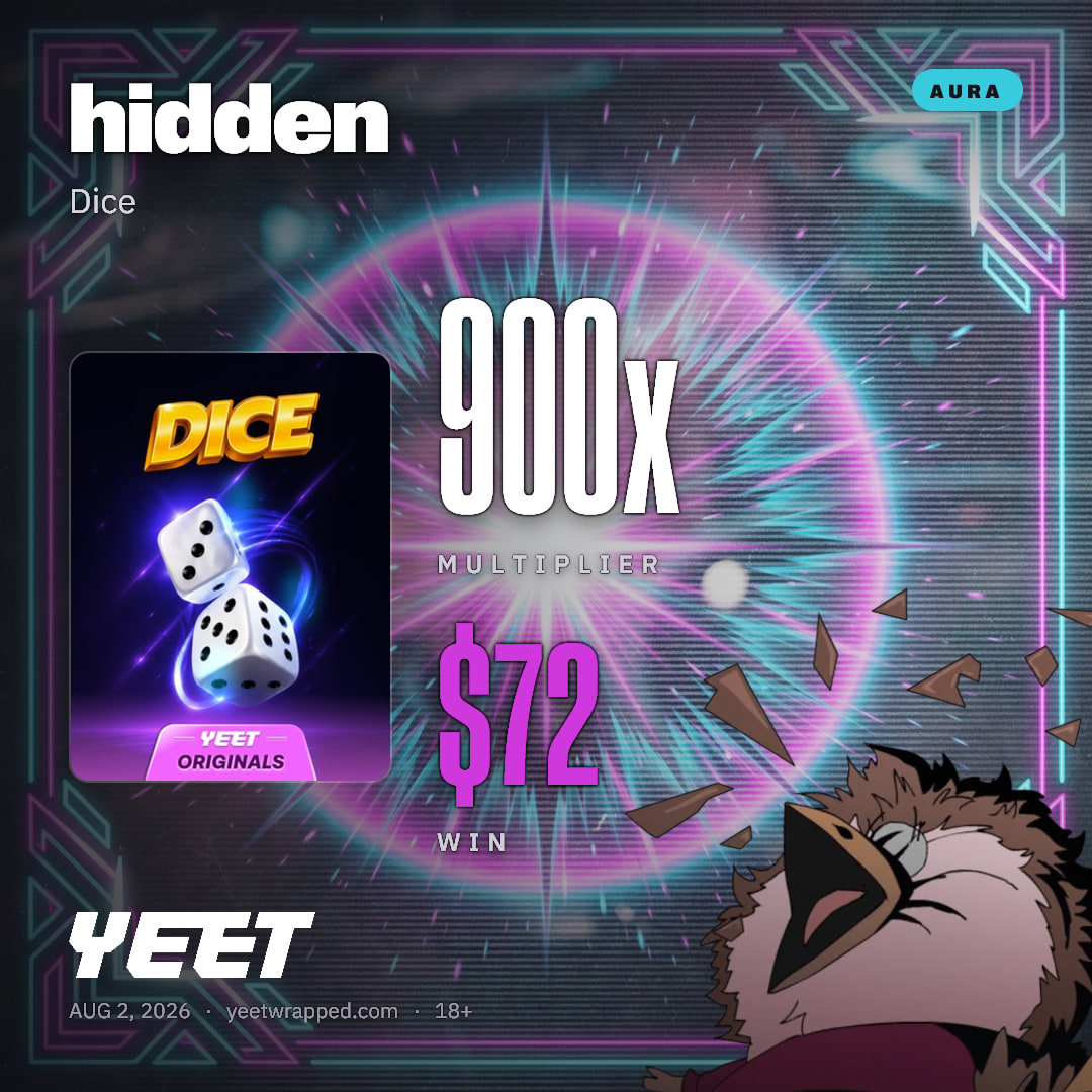 hidden hit 900x on Dice