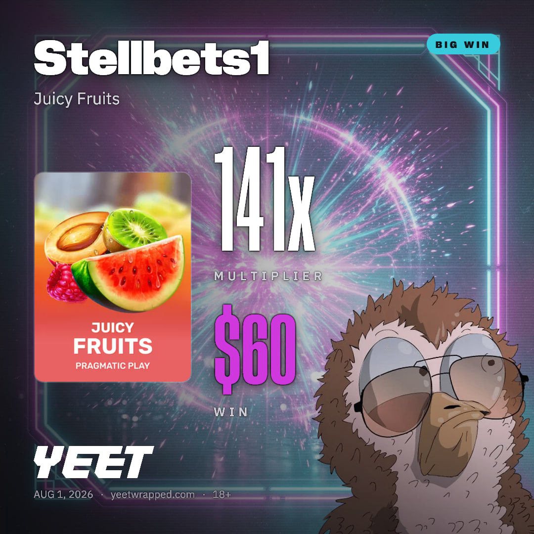 Stellbets1 hit 140.8x on Juicy Fruits