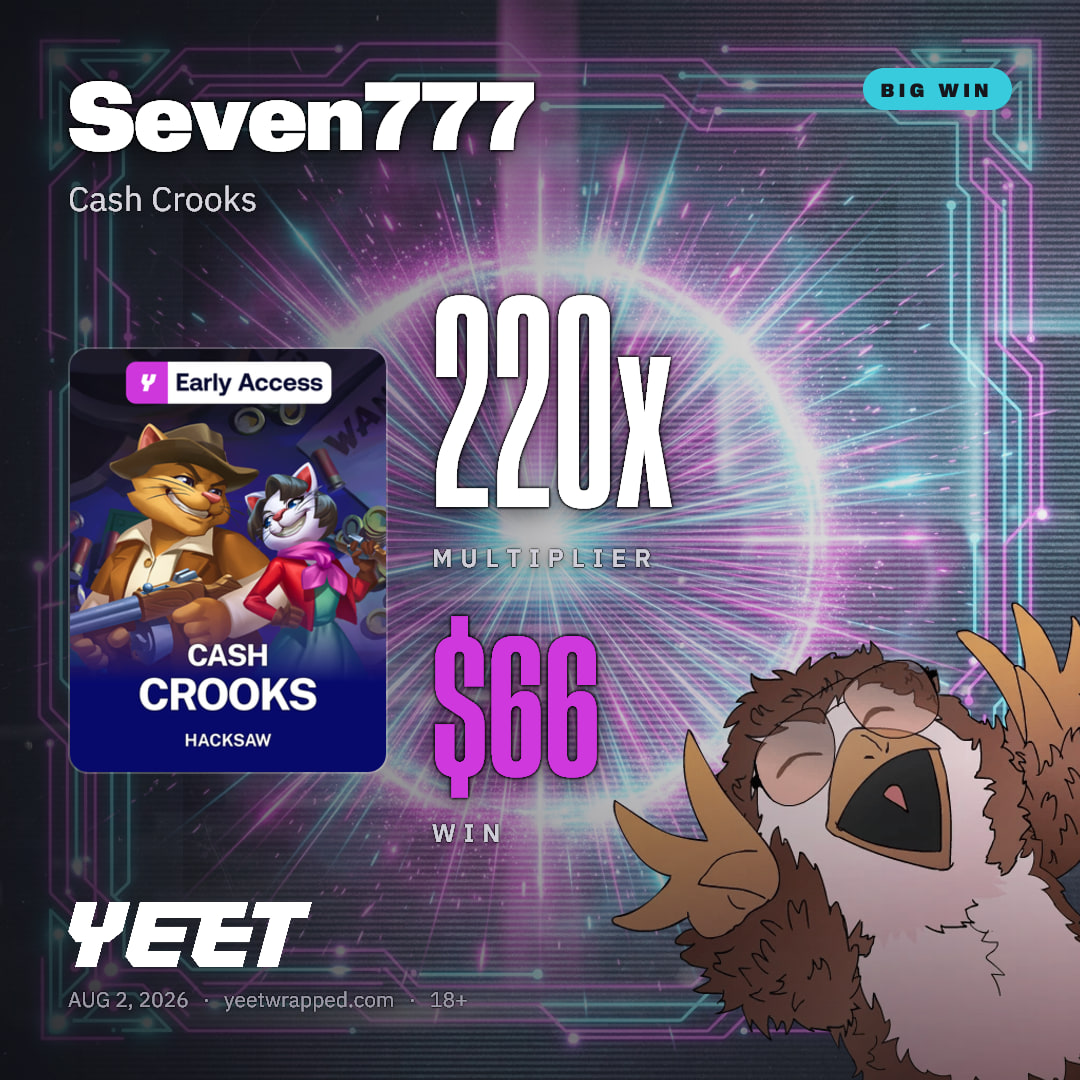 Seven777 hit 220.1x on Cash Crooks