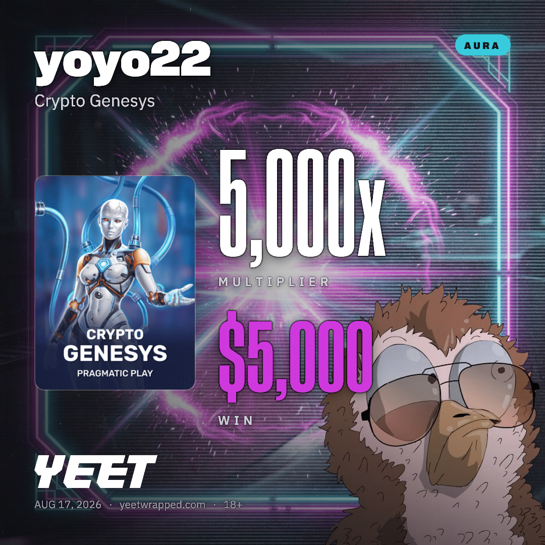 yoyo22 hit 5,000x on Crypto Genesys