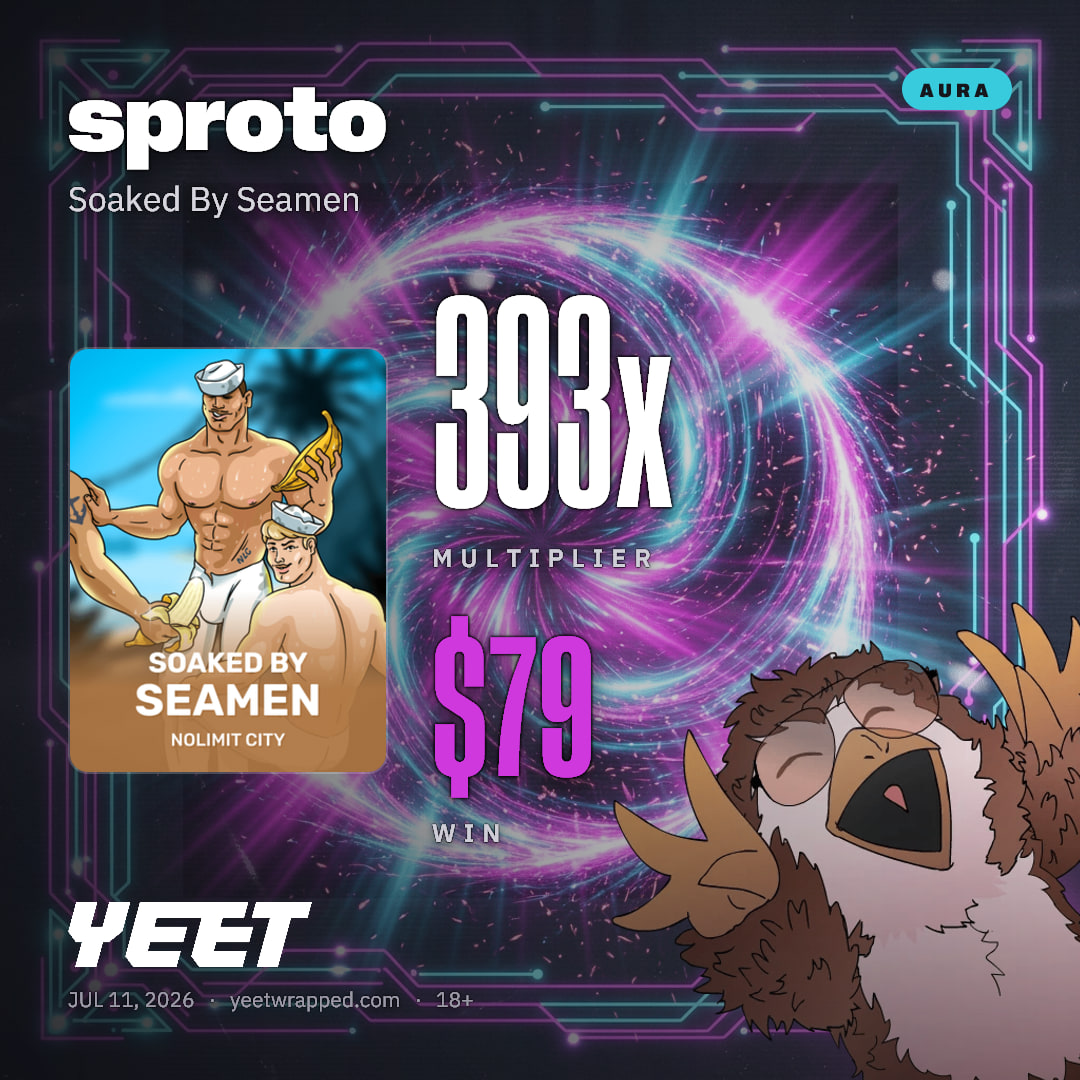 sproto hit 392.6x on Soaked By Seamen