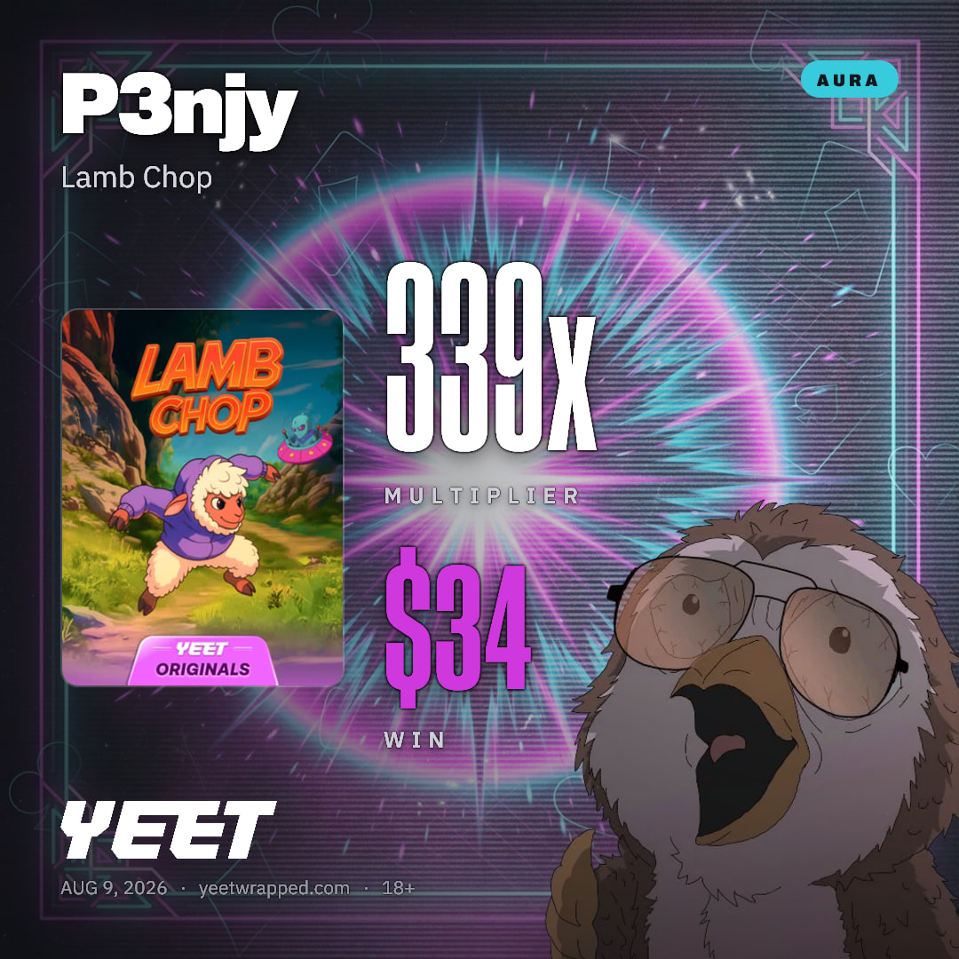 P3njy hit 338.7x on Lamb Chop