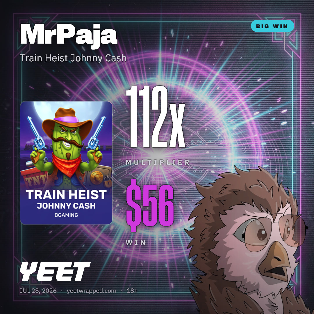 MrPaja hit 111.5x on Train Heist Johnny Cash