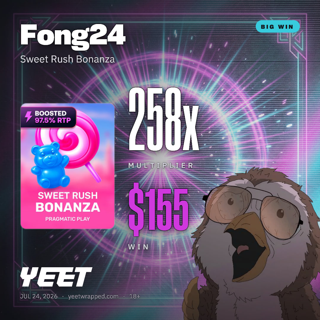 Fong24 hit 257.6x on Sweet Rush Bonanza