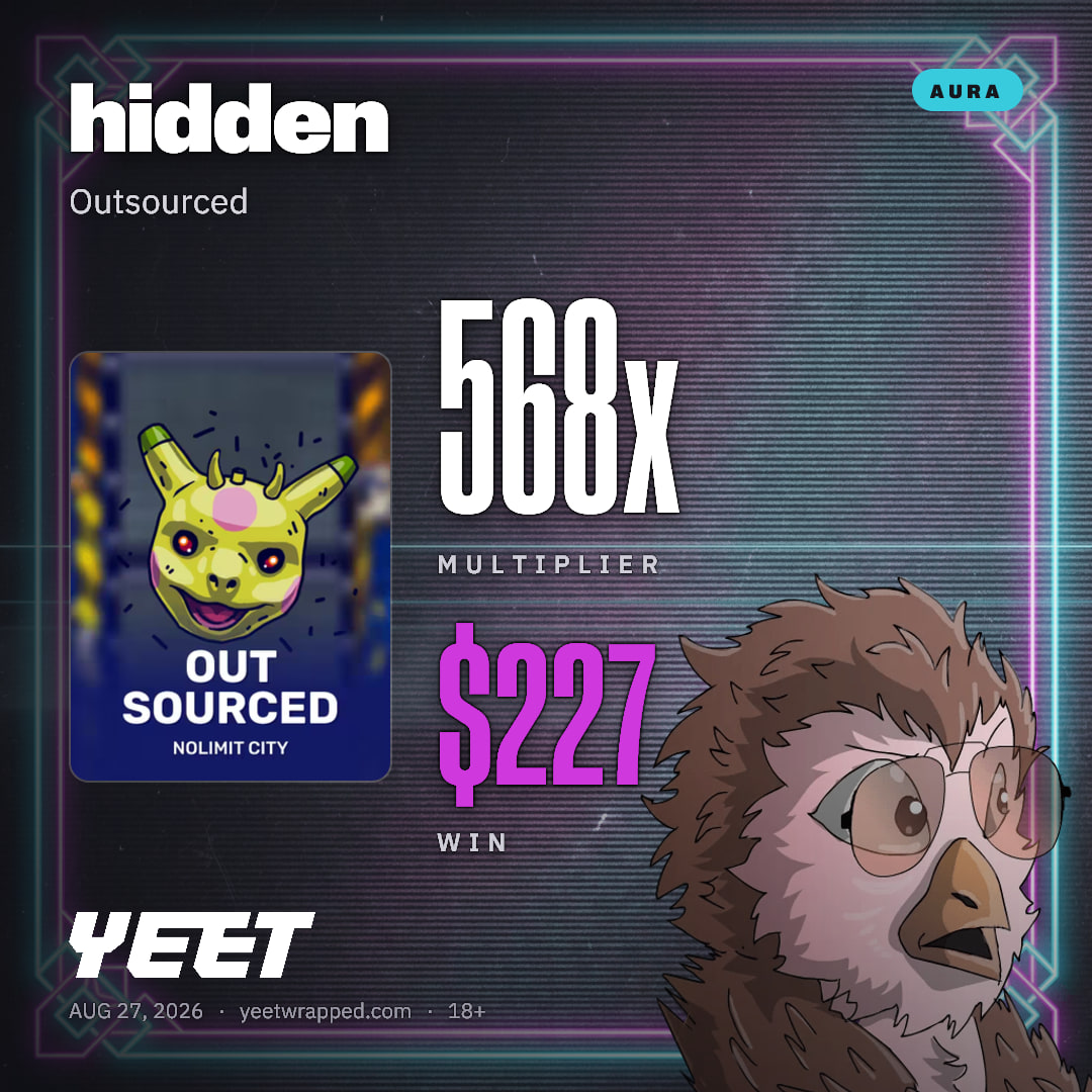 hidden hit 567.5x on Outsourced