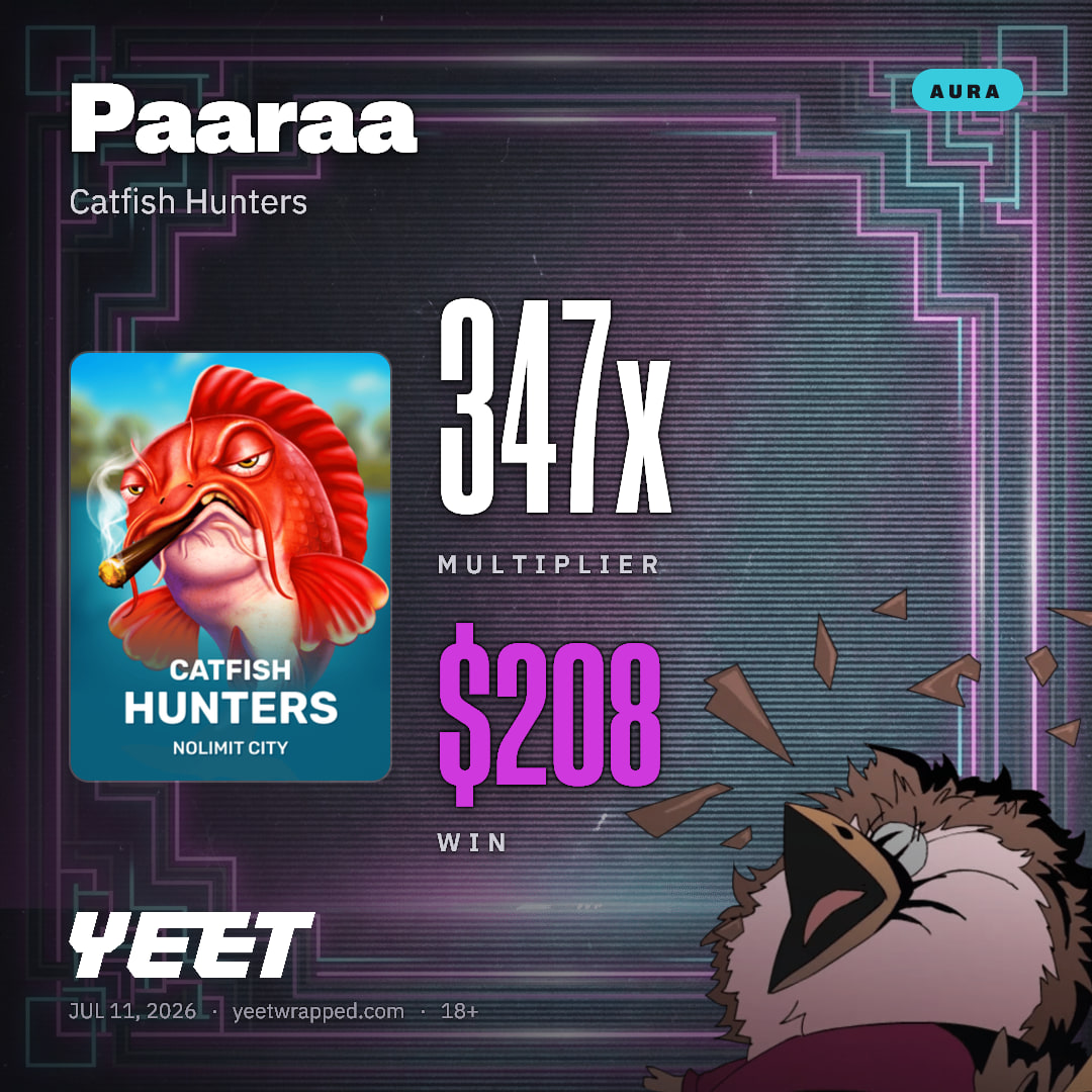 Paaraa hit 346.7x on Catfish Hunters