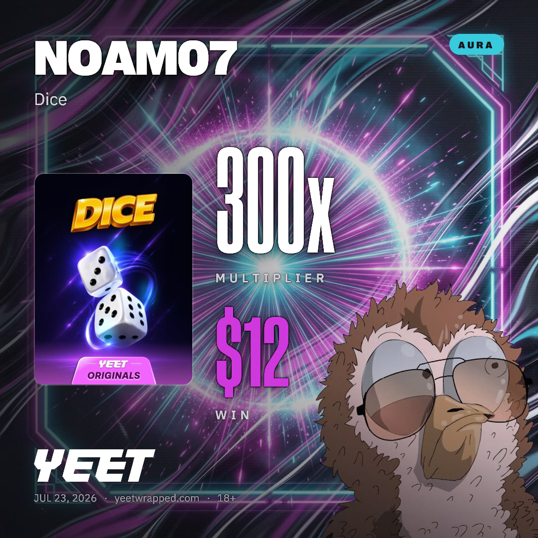 NOAM07 hit 300x on Dice