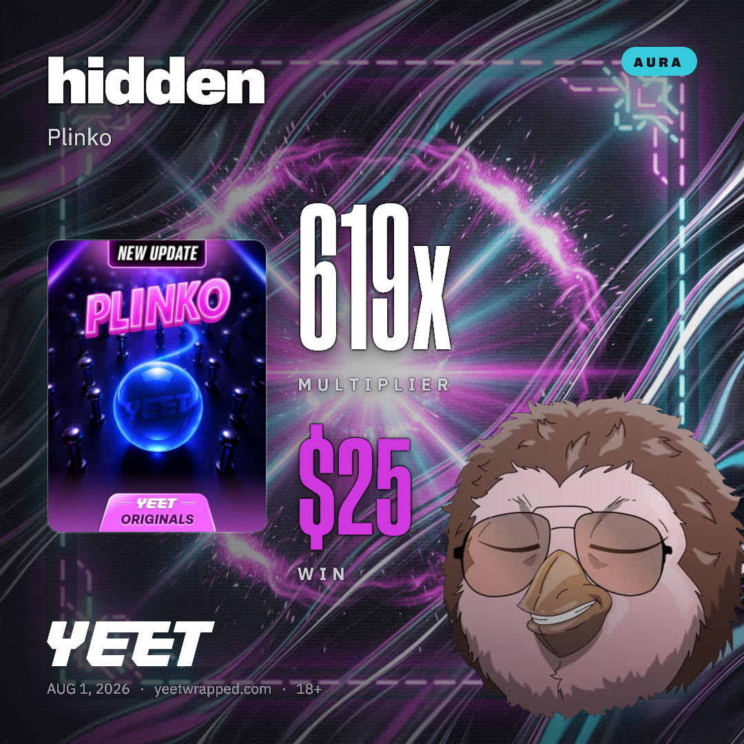 hidden hit 619x on Plinko