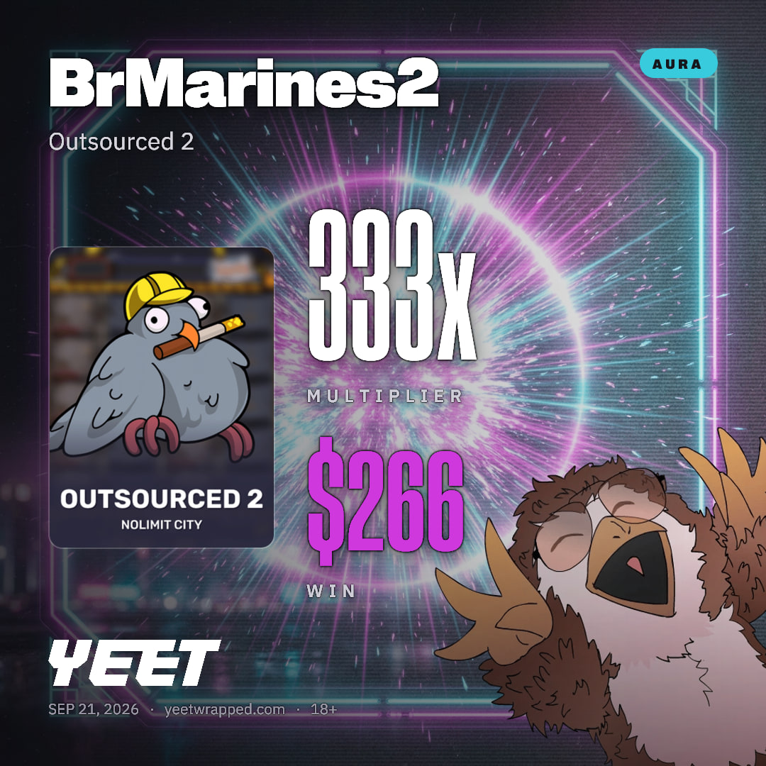 BrMarines2 hit 333.1x on Outsourced 2