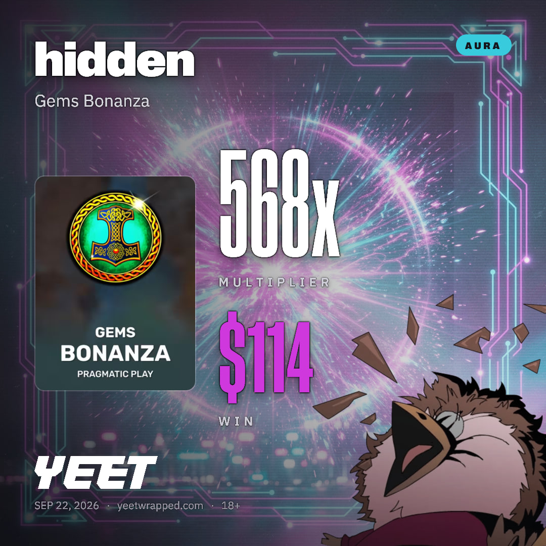 hidden hit 567.5x on Gems Bonanza