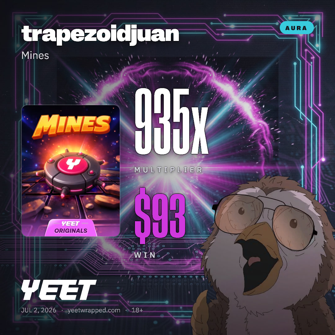 trapezoidjuan hit 934.6x on Mines