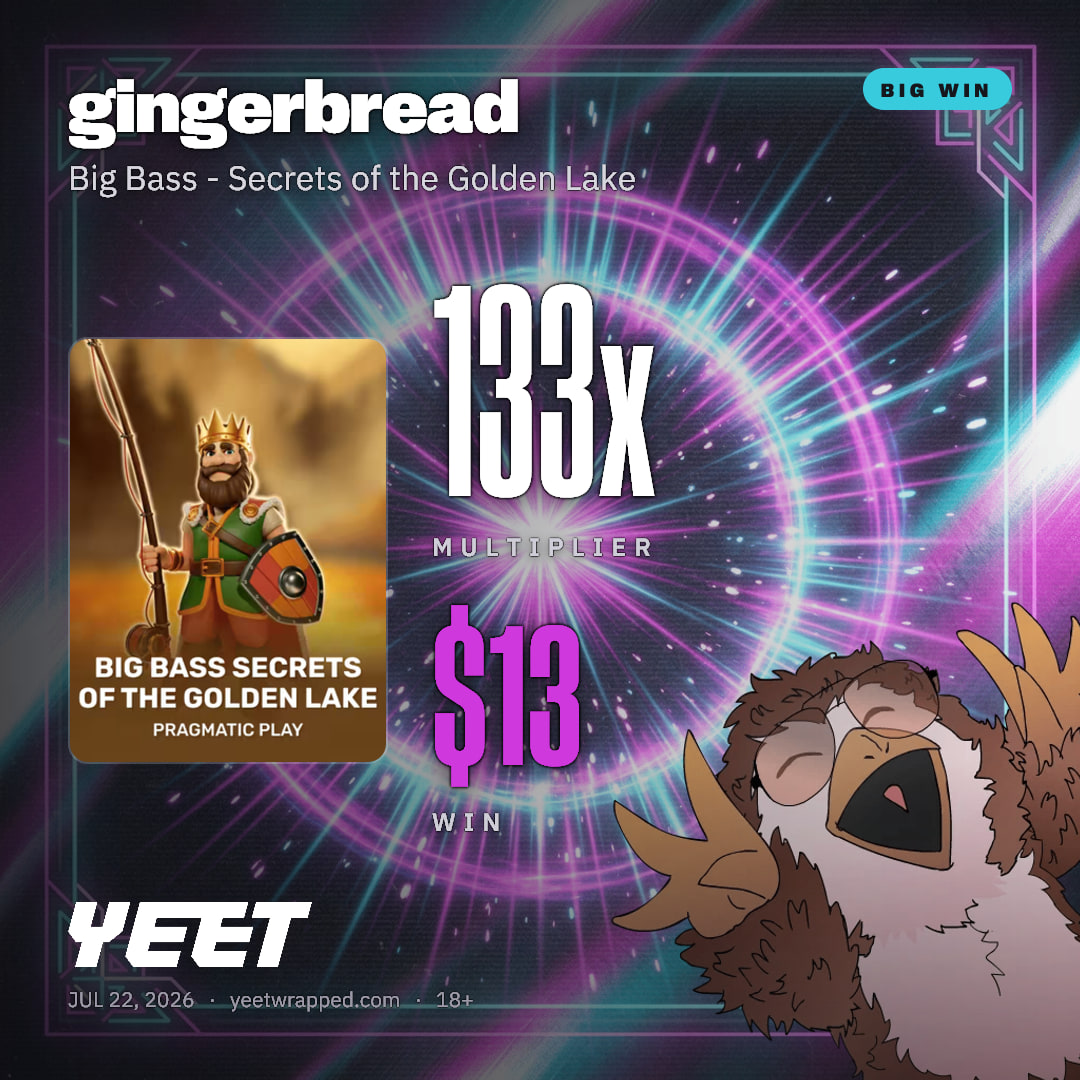gingerbread hit 133.4x on Big Bass - Secrets of the Golden Lake