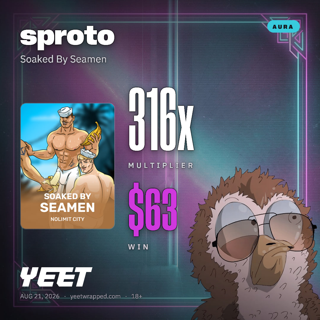 sproto hit 315.8x on Soaked By Seamen