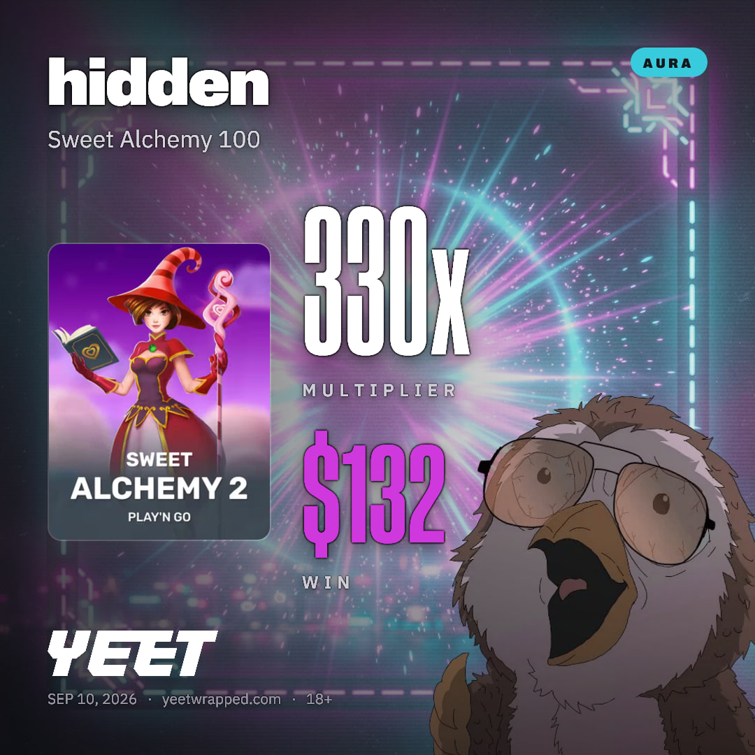 hidden hit 329.8x on Sweet Alchemy 100