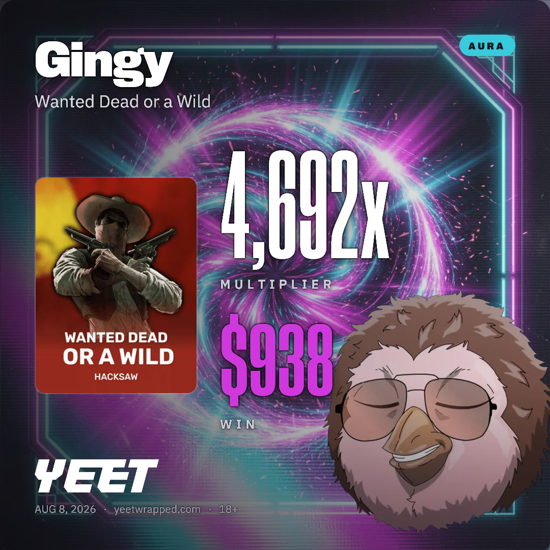 Gingy hit 4,692x on Wanted Dead or a Wild