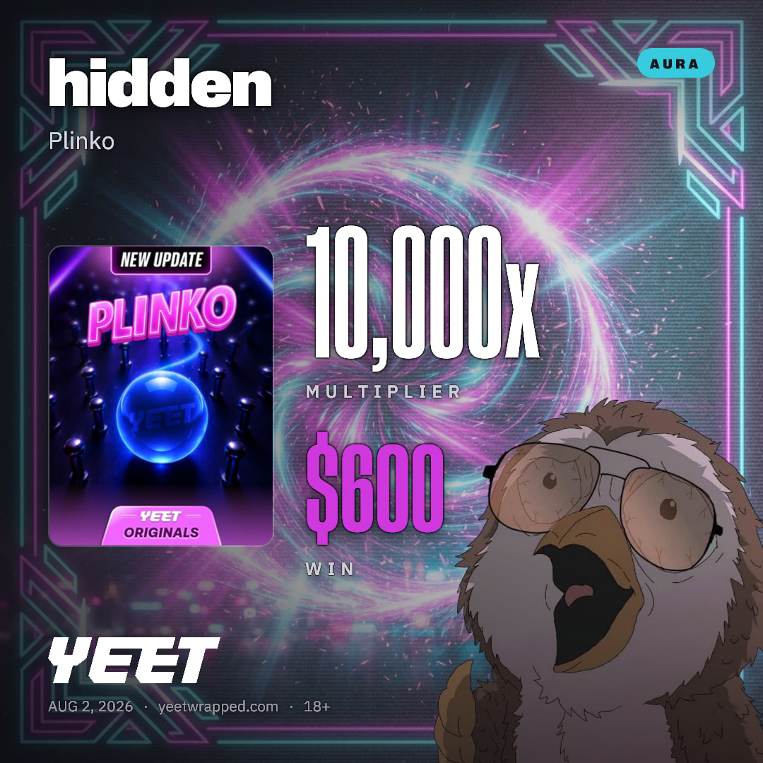 hidden hit 10,000x on Plinko
