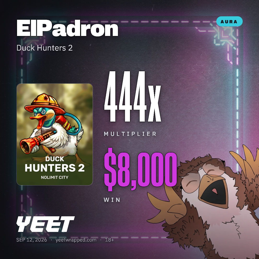 ElPadron hit 444.4x on Duck Hunters 2