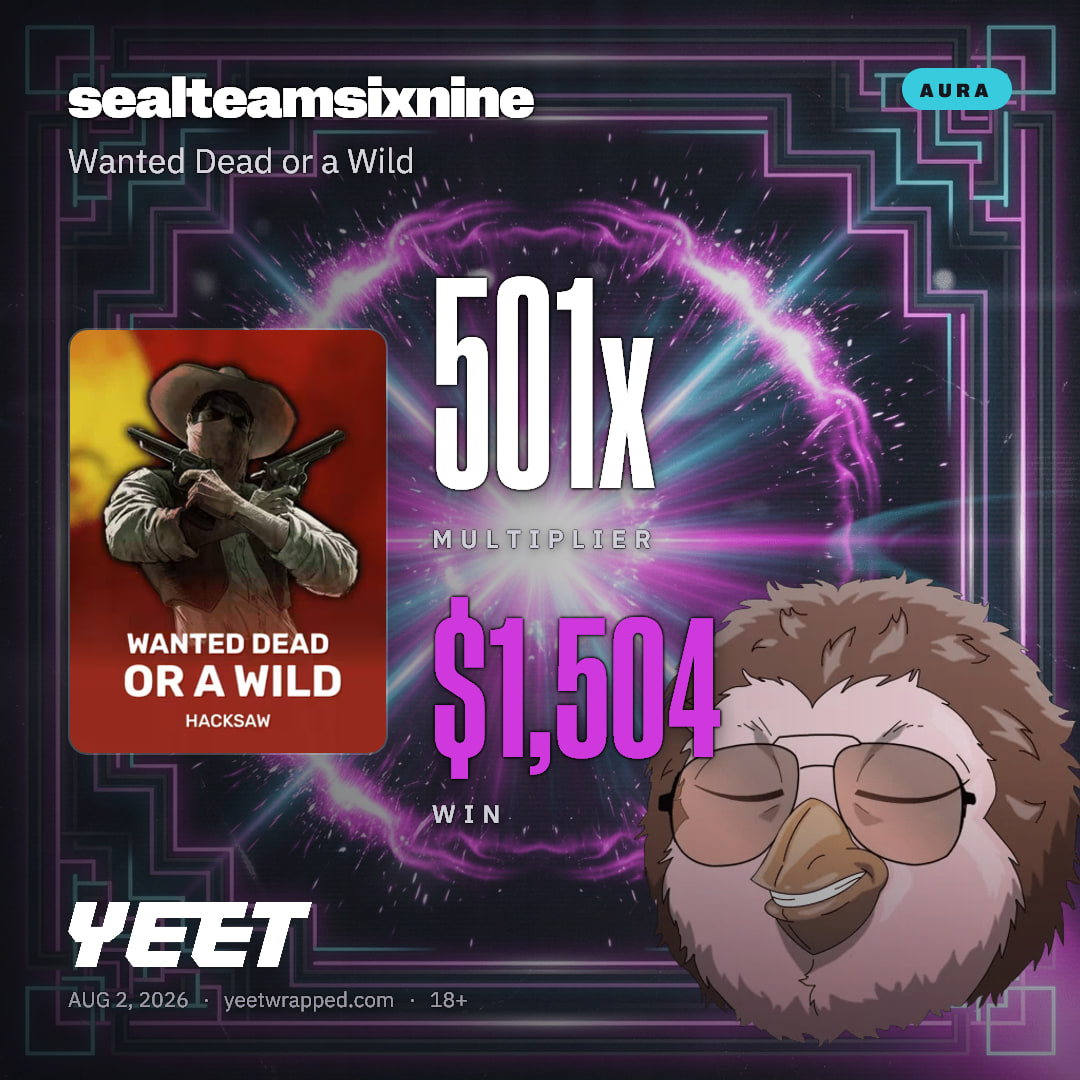 sealteamsixnine hit 501.3x on Wanted Dead or a Wild