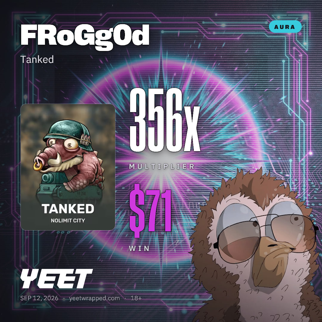 FRoGg0d hit 355.9x on Tanked