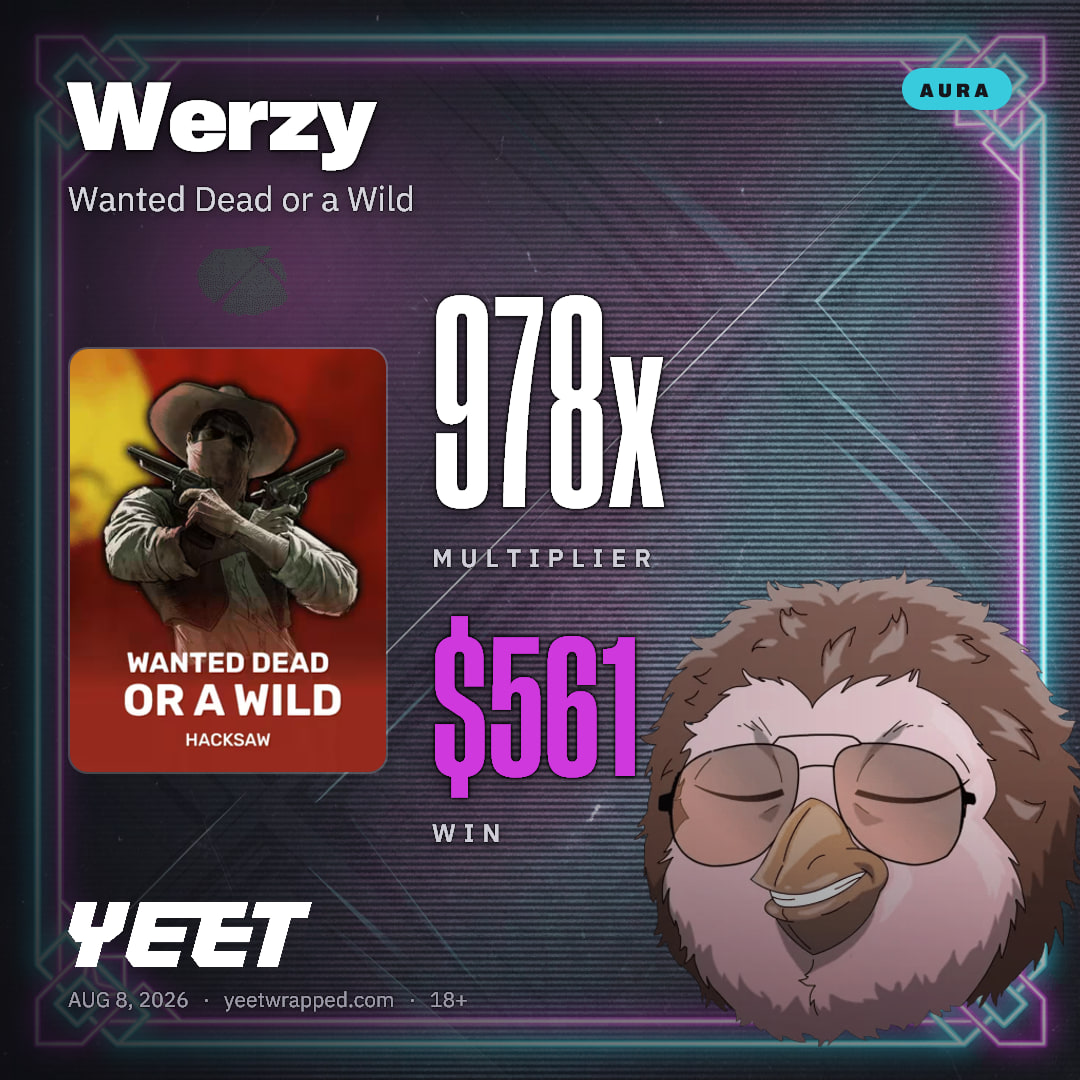 Werzy hit 978x on Wanted Dead or a Wild