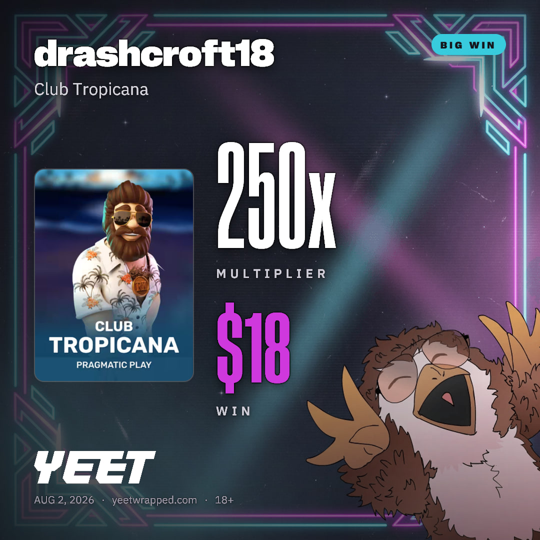 drashcroft18 hit 250x on Club Tropicana