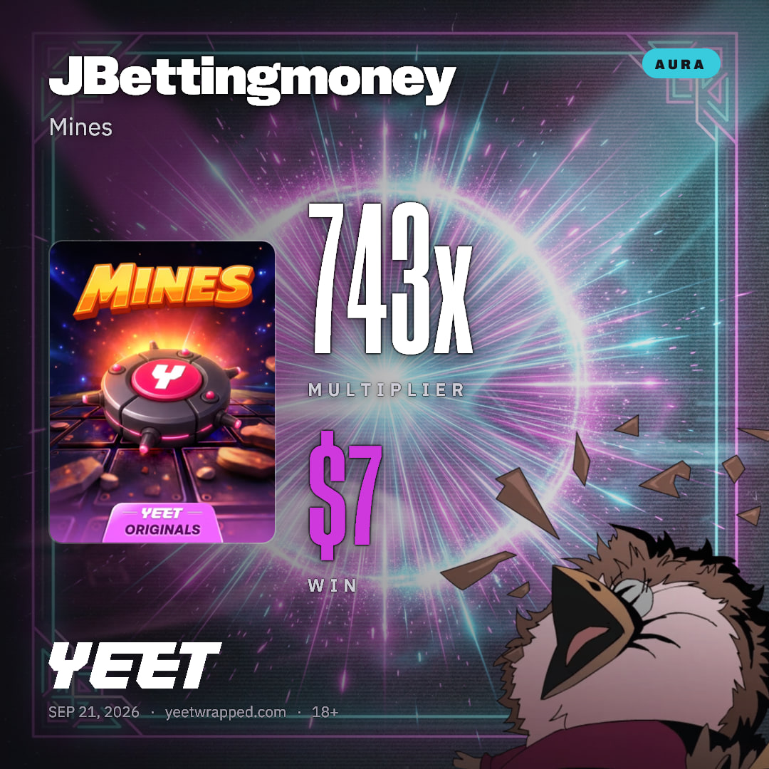 JBettingmoney hit 743.1x on Mines