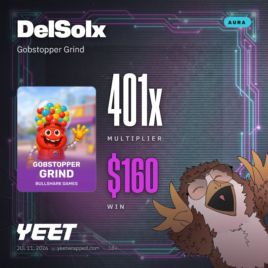 DelSolx hit 400.9x on Gobstopper Grind